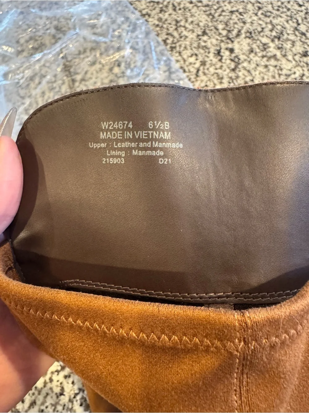 Cole Haan Water Resistant Suede Isabelle Over the Knee Riding Boots